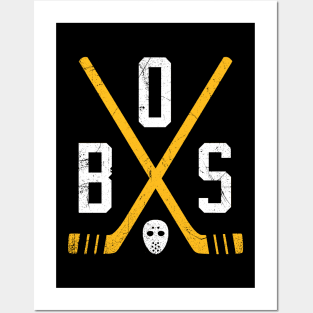 BOS Retro Sticks - Black Posters and Art